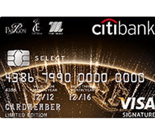 บัตรเครดิตซิตี้เอ็ม วีซ่า ซีเล็คท์ - Citi Bank